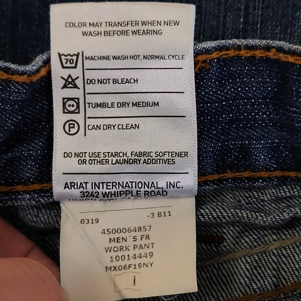 Ariat FR M3 Loose Basic Stackable Straight Leg Je… - image 6